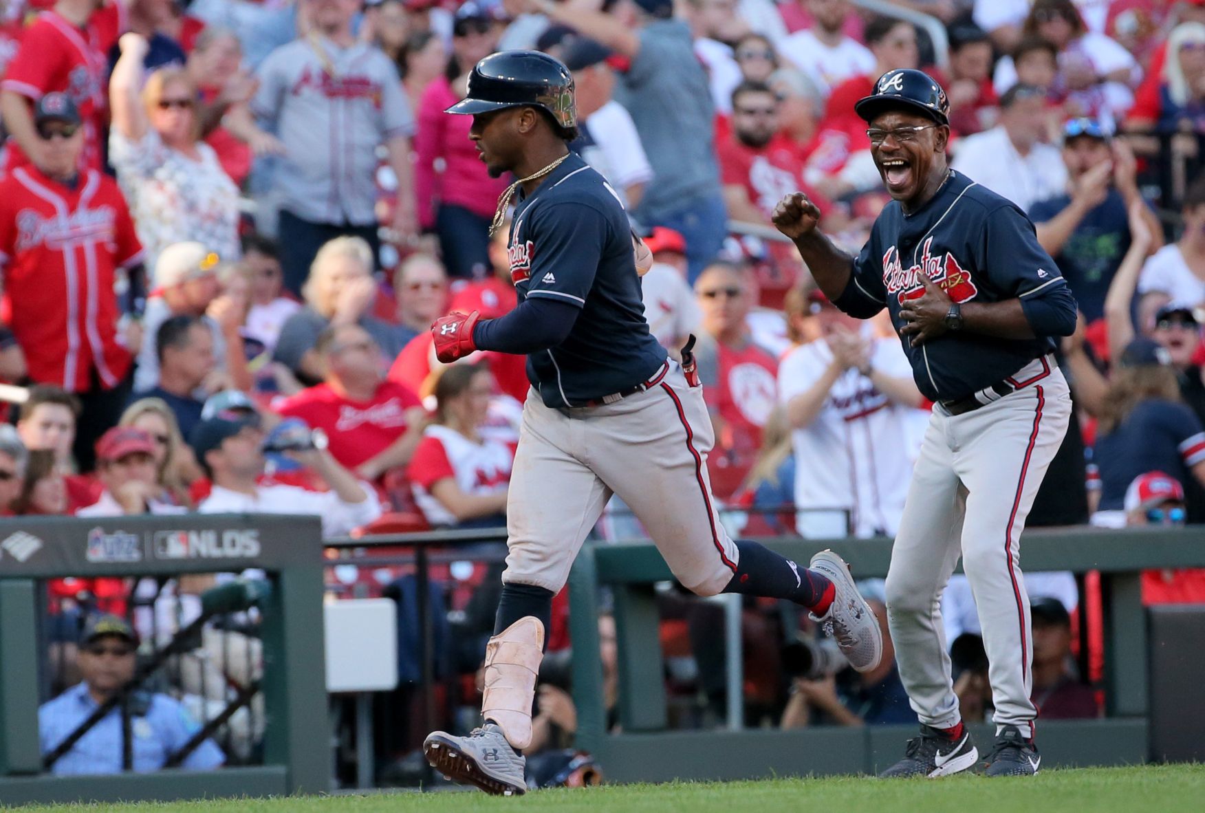 Atlanta Braves vs St. Louis Cardinals, Game 4 NLDS in St. Louis